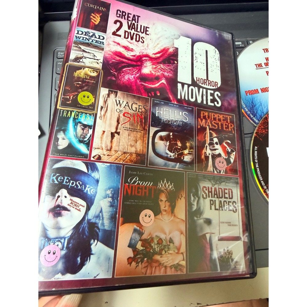 10 Horror Movies DVD Set Prom Night Puppet Master Trancers Howling IV Anthology